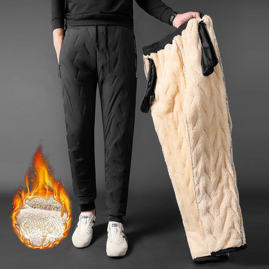 Winter Lambswool Sweatpants for Men